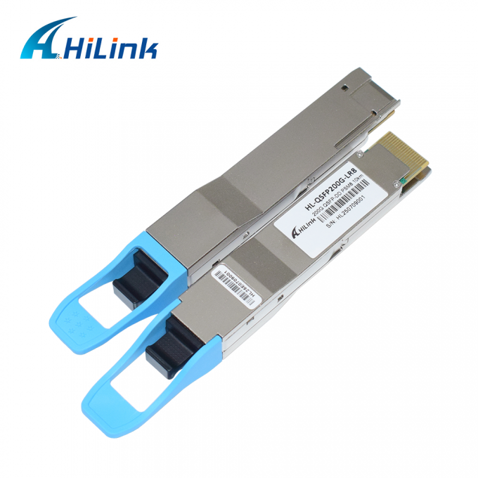 10KM 1310nm MPO16 APC 8-degree DOM Optical Transceiver 200G QSFP DD LR8 PSM8 Wavelength Distance 0