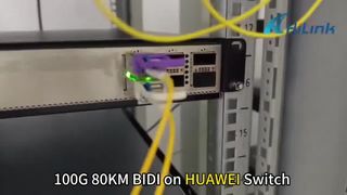 100G BIDI 80KM 1280/1300nm on Arista and Huawei Switch