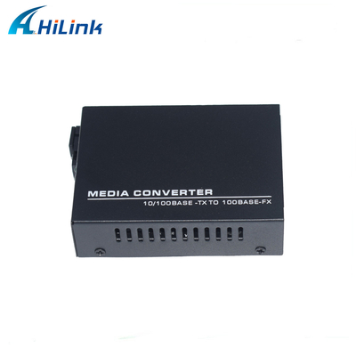 Single Mode Single Fiber SC Media Converter 10/100M 1310/1550nm 20KM