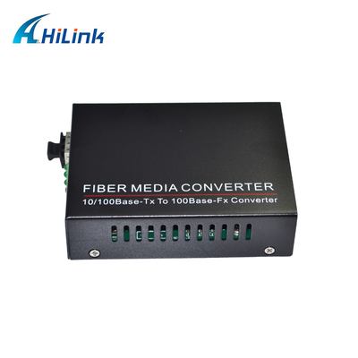 10/100M Tx To 100M SFP Media Converter Plug And Play For Point To Point Fiber Network