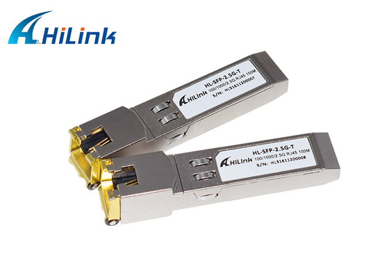 Hilink 2.5G SFP Transceiver RJ45 Copper 100M SFP Fiber Module