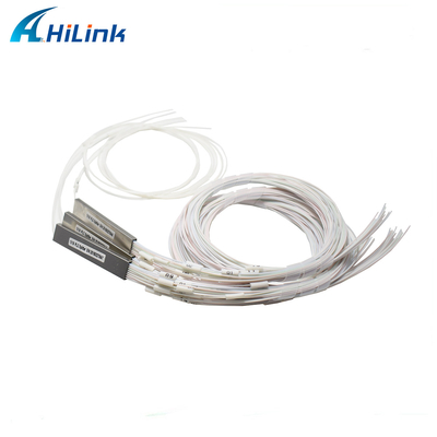 Single Mode Fiber PLC Optical Splitter Steel Tube 1X16 0.9mm Without Connector