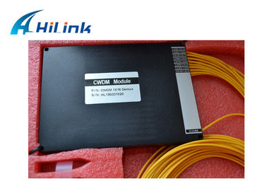 Single Fiber CWDM Multiplexer , 8 Channel Mux Optics Equipment With ABS Box
