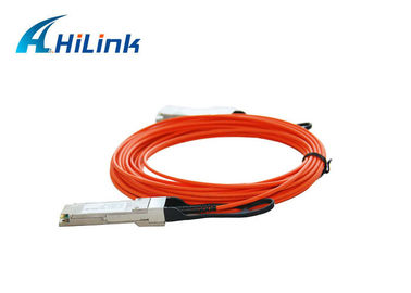 40Gbps AOC Active Optical Cable , QSFP+ To QSFP+ Cable CE ROHS Certification