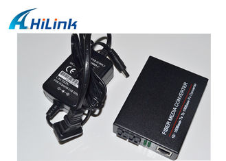 10 / 100 Mbps Optical Fiber Media Converter Switch 1310nm DF External