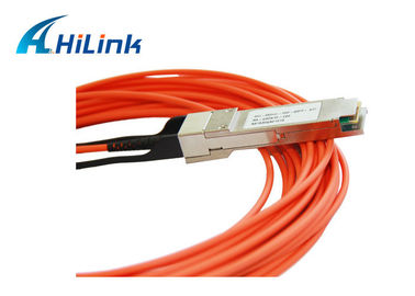 10M Active Optical QSFP To QSFP Cable Multimode Fiber Active Optical Cable Low Power Consumption