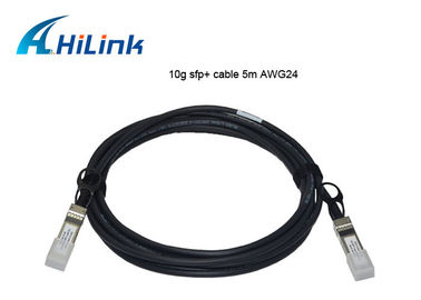 Hot Pluggable 10G SFP+ DAC Cable For Storage Area Networks /  Ethernet