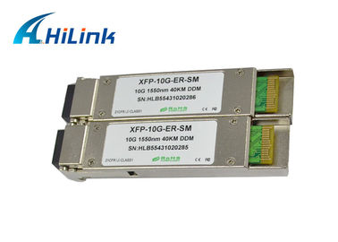 XFP-10GER-OC192IR 10G XFP Transceiver , 1550nm transceiver fiber optic 40KM