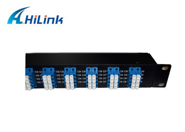 Passive Multiplexer 40ch AWG Duplex dense wave division multiplexer LC / UPC connector