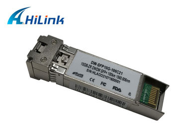 Customized 10G SFP+ Transceiver , DWDM SFP+ Optical Module 100KM C band