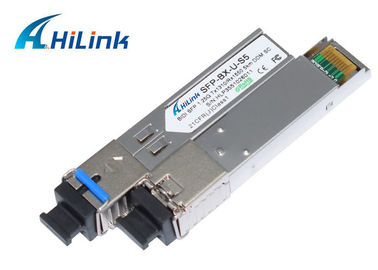 Single core Compatible Cisco SM BIDI SFP Fiber Module 1310nm / 1550nm  SC Connector