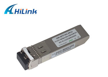 Ethernet Optical SFP+ Transceiver Module 10GBASE-ZR Duplex LC CH23 1558.98nm DWDM