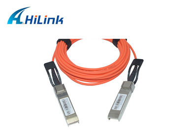 PVC Jacket Material Qsfp Optical Cable 10Gbps 1M 2M 5M Length SFP-10G-AOC