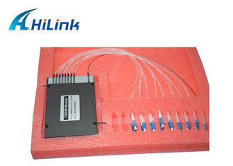 ABS Box 16 Channels Single Fiber CWDM Optical Mux Demux LC/UPC Connector RoHS Compliant
