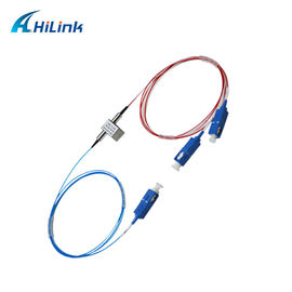 1x2 Fiber Mechanical Optical Switch 2 Ports P1 Blue P2 RED P3 Black New Condition
