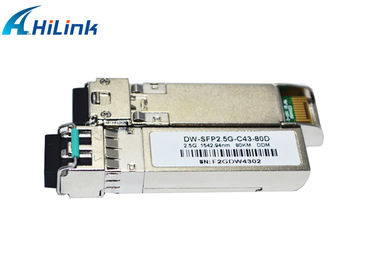 Arista LC Compatible 2.5G SFP Transceiver Module Optical Fiber 2.5G 80KM DWDM SFP