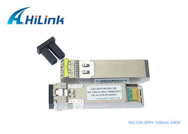 Hilink 10G Compatible CWDM SFP+ Optical Fiber Module 1390nm 1W Power Dissipation
