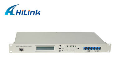 Low Insertion Loss Fiber Optic Wdm OLP Optical Line Protection System LC/UPC Managed Chassis