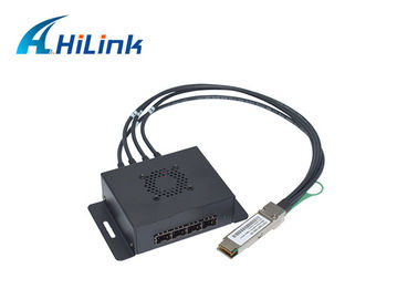Hilink Extender WDM Fiber Optic 40G QSFP+ To 4x10G SFP+ Adapter Module New Condition