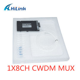 High Isolation WDM Solution 1X8CH CWDM Filter Module MUX LC/UPC ABS Single Fiber