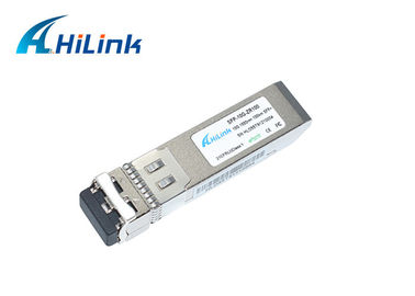100GHZ SFP+ Optical Transceiver Hilinksys EML 100Km 10G DWDM C21 Channel DOM