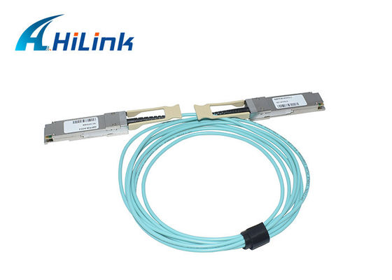 100G AOC Hilink Optical Active Cable For QSFP28 Port Switch