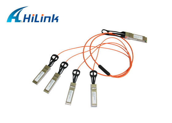 40G Rate SFP Transceiver Module QSFP To 4xSFP + AOC Active Optical Cable