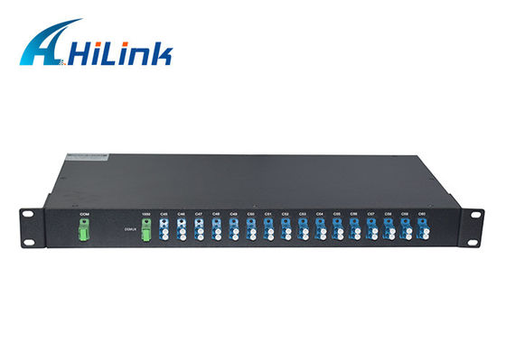 ABS and Rack 19 1U mounted 16 Channel DWDM Mux Demux