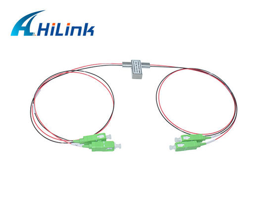 FC Connectors Micro Fiber 1x2 Mechanical Optical Switch SMF For System Monitoring