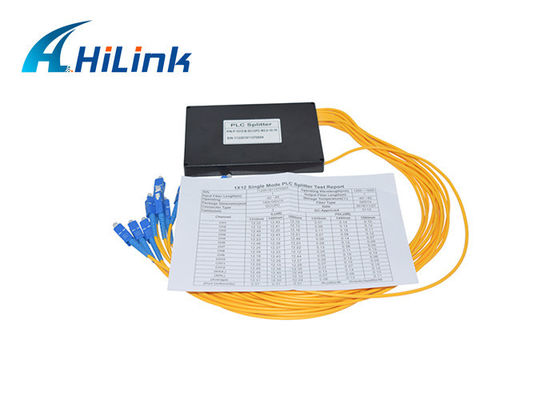 Low Excess Loss PLC Optical Splitter High Reliability For FTTH ODN Box