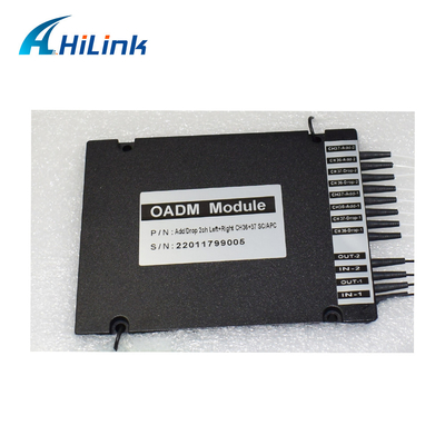1CH Dual Fiber Optical Module DWDM OADM With SC/APC Interface