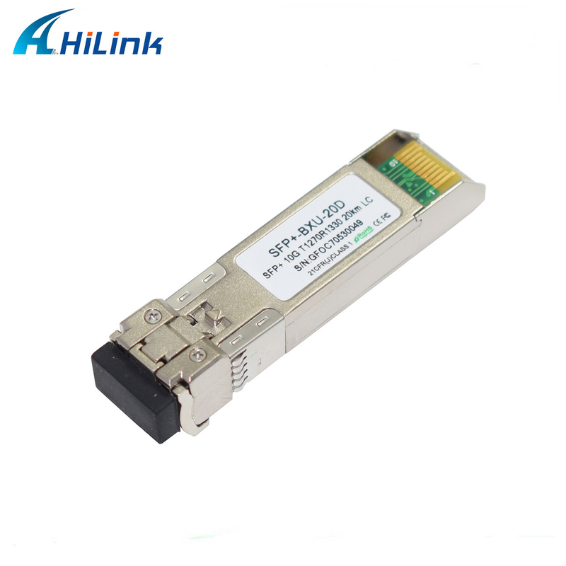 Bidi 20km 10G SFP+ Transceiver Tx1270nm / Rx1330nm SFP+ Fiber Optical Module