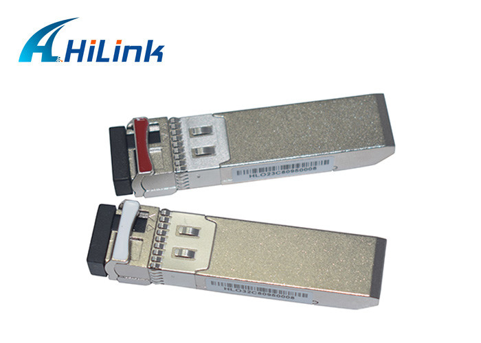 Hilink 10G SFP+ BIDI WDM 40km Fiber Optic Transceiver Module 1270nm 1330nm Hot Pluggable