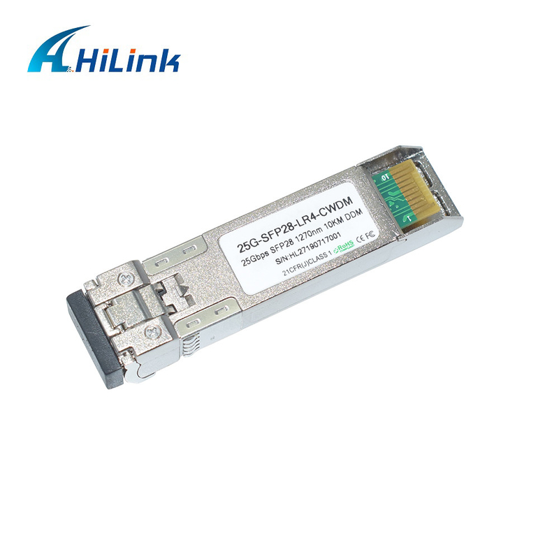 25G CWDM 10KM SFP28 Transceiver Module DDM DOM Fiber Optic Transceiver