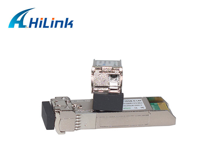 Hilink LC Connector Fiber Optic Transceiver 10G SFP+ BIDI WDM 60KM 1270nm 1330nm