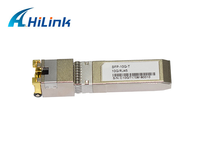 10G BASE-T RJ45 to 30~80 Meters CAT6 Copper SFP+ Transceivers