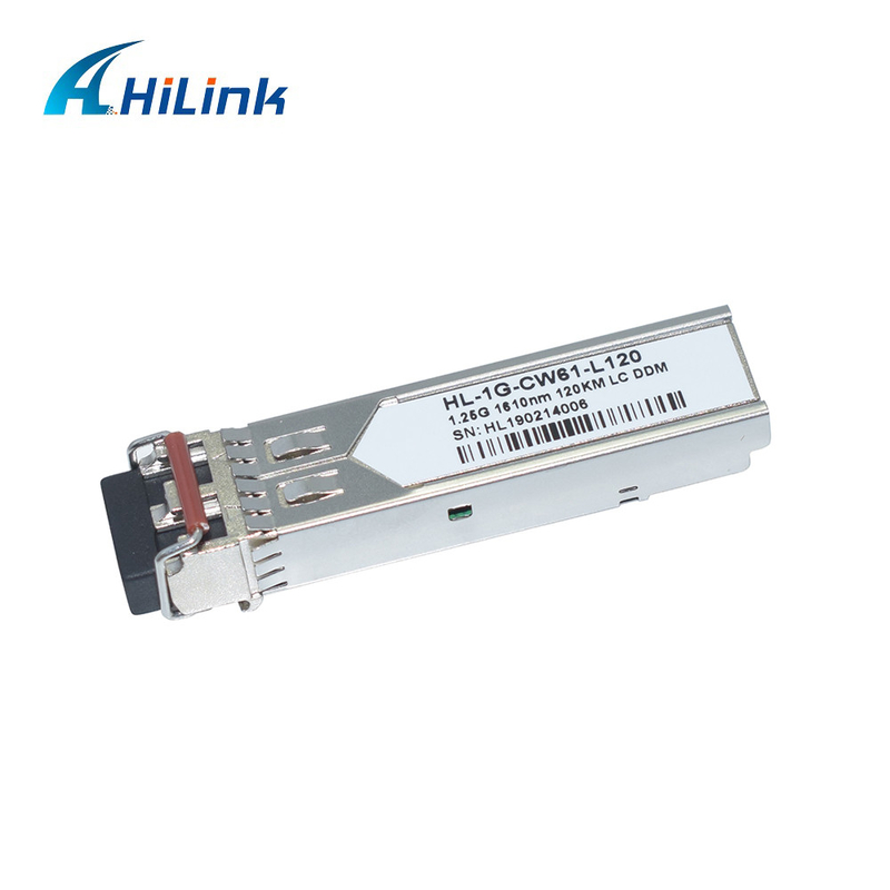 1.25G CWDM 1270~1610nm 120KM APD Dual LC CWDM SFP Modules DDM