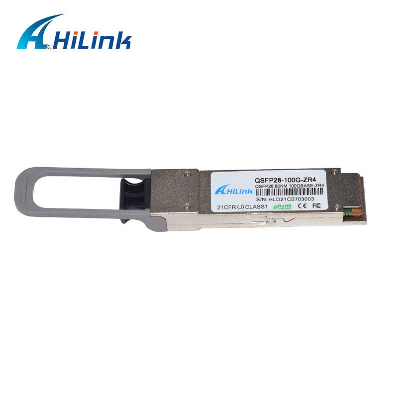 100G QSFP28 4 Channel ZR4 80KM LC Connector Optical Transceiver Compatible With Most Brands