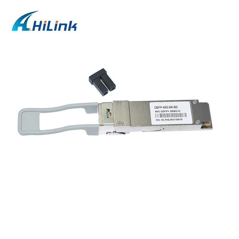 Hot Pluggable QSFP+ 40G SR Bidi 100M MMF 850nm/900nm Dual LC Optical Transceivers