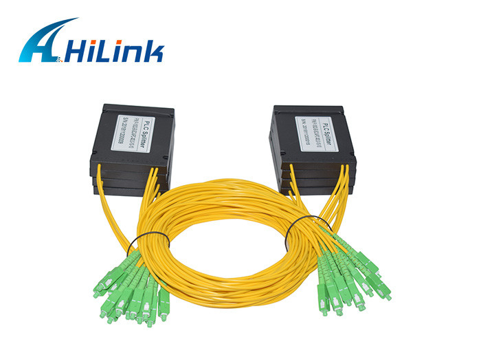 Hilink 1x2 PLC Optical Splitter SM SC/APC 3.0mm ABS BOX 1m G657A