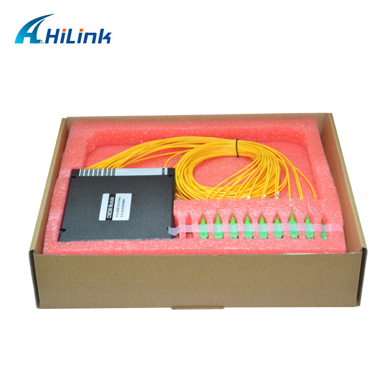 Fiber Optical CWDM Mutiplexer Module ABS Box 1X16CH 1611nm