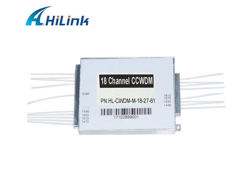 18CH CCWDM Mutiplexer Module LC / UPC For WDM Network Mini
