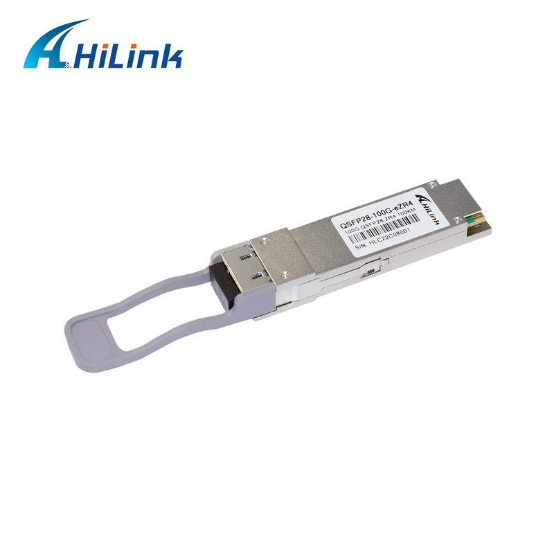 5G Network Duplex LC Connector Module QSFP28 100G 4*25G EZR4 100KM SM With DDM