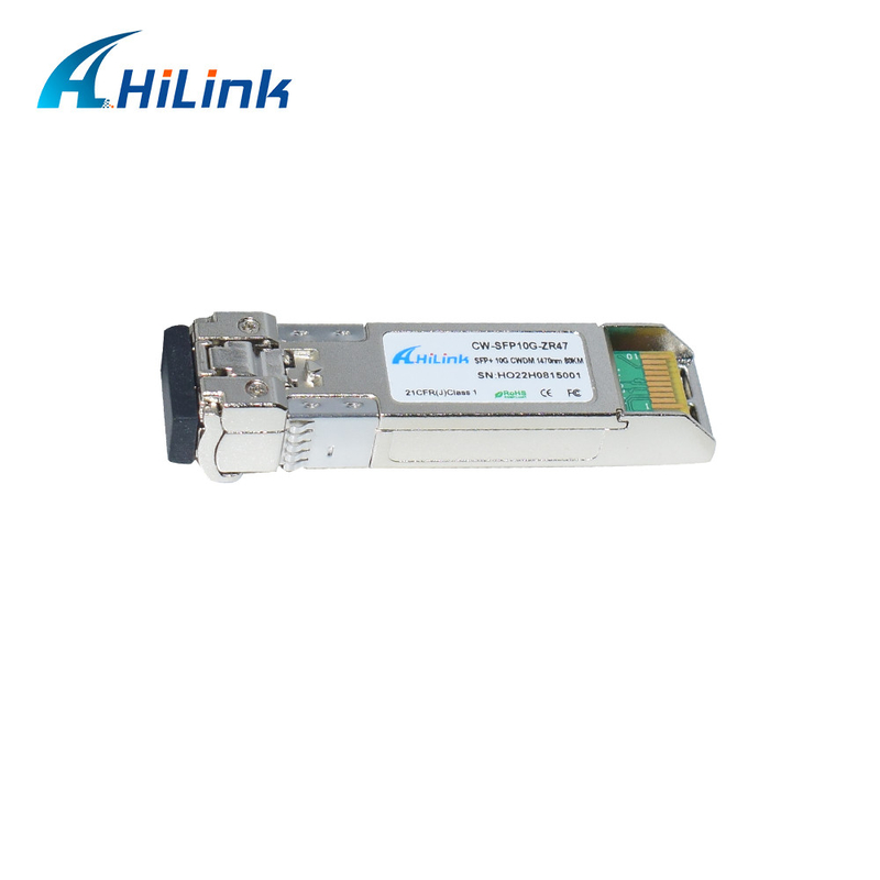 10G CWDM SFP Transceiver Module 1410 - 1610nm 10GBASE 80KM LC/UPC Connector