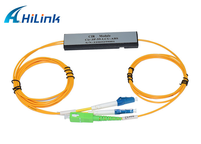 Cir-3P-55-LCU-ABS WDM Fiber Optic 3port LC/UPC SC/APC 1550nm Circulator Equipment