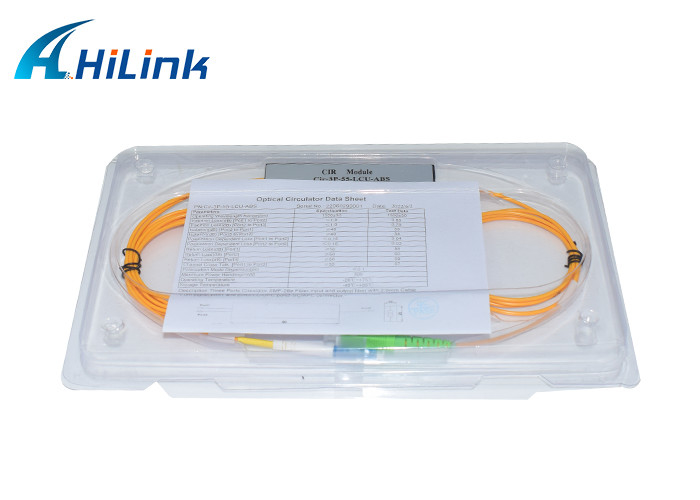 Cir-3P-55-LCU-ABS WDM Fiber Optic 3port LC/UPC SC/APC 1550nm Circulator Equipment