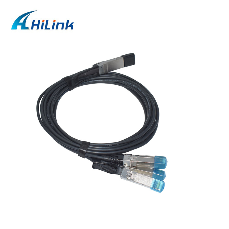 7ft 4 SFP+ DAC Direct Attach Copper Cable Passive QSFP+ 40G 2M