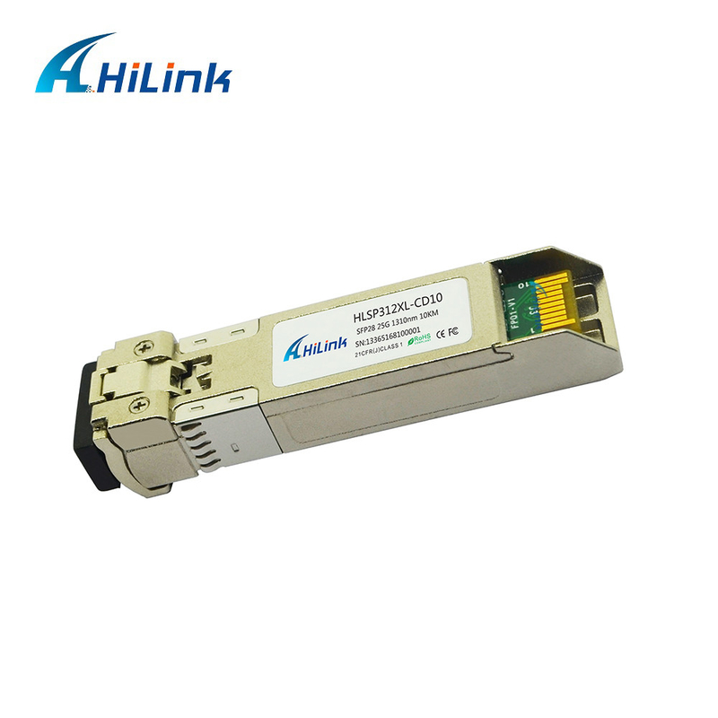 25G SFP28 Duplex DDM Ethernet SFP Transceiver LR 1310nm 10KM SMF LC