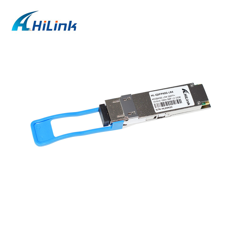 LC Connector Ethernet Optical Transceiver Module 40G QSFP+ LR4 4Channels DFB SMF 10KM