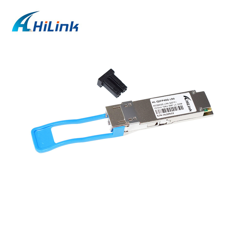 LC Connector Ethernet Optical Transceiver Module 40G QSFP+ LR4 4Channels DFB SMF 10KM